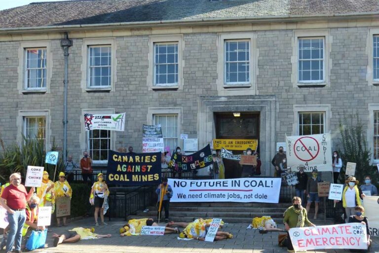 Cumbrian Councillors go against climate consensus and approve coking coal mine