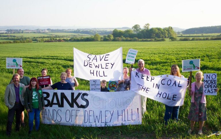 Local campaigners save Dewley Hill from Banks Group’s opencast plan