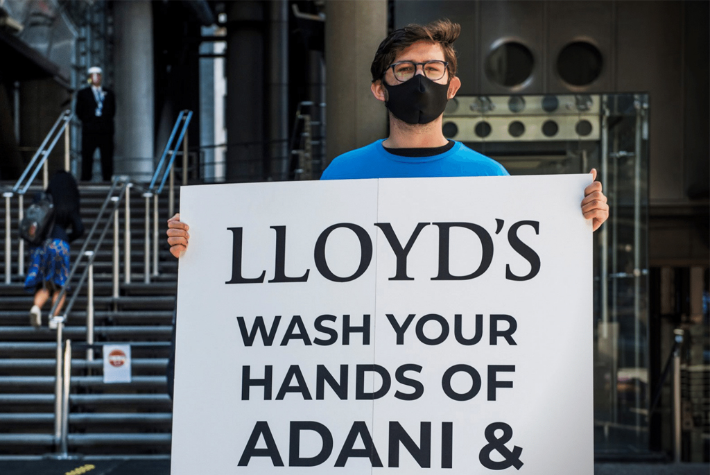 Right now, Lloyd’s of London is insuring climate wrecking coal mines across the world. Help us stop them insuring the Adani mega-mine in Australia.