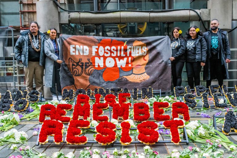 People from Across the World hold Climate Memorial at Lloyd’s of London