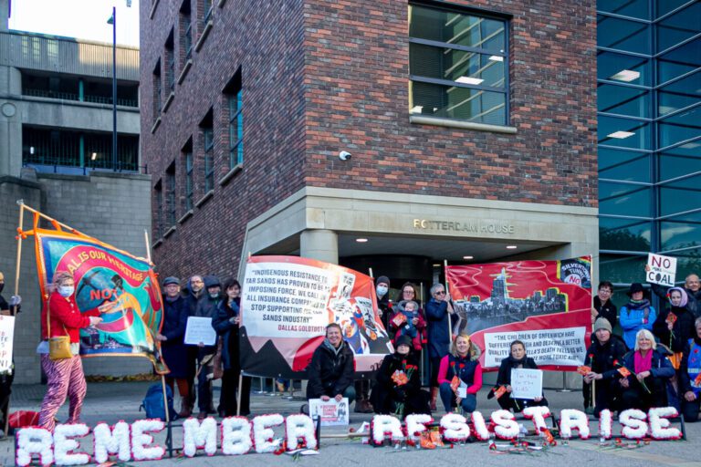 Climate Justice Memorial at Chubb Insurance, Newcastle