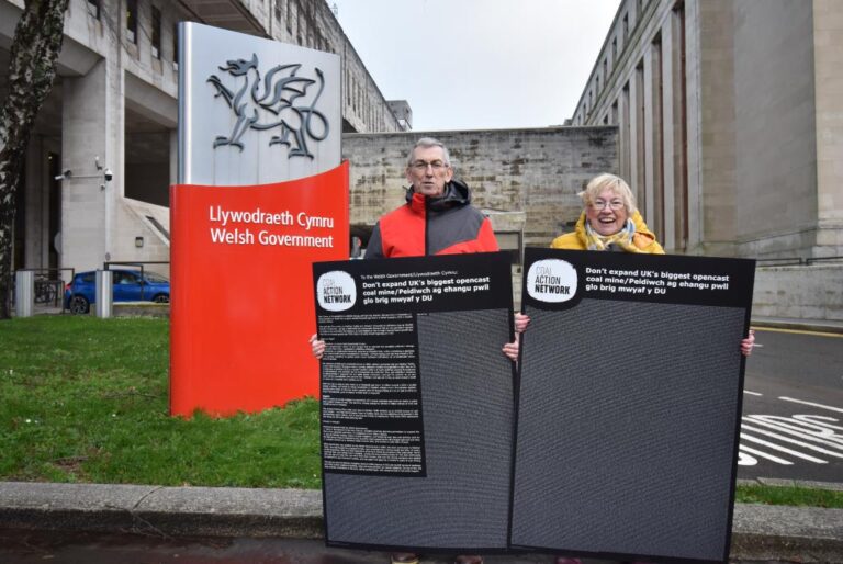 Petition delivered to the Welsh Government: call in and reject this coal mine!