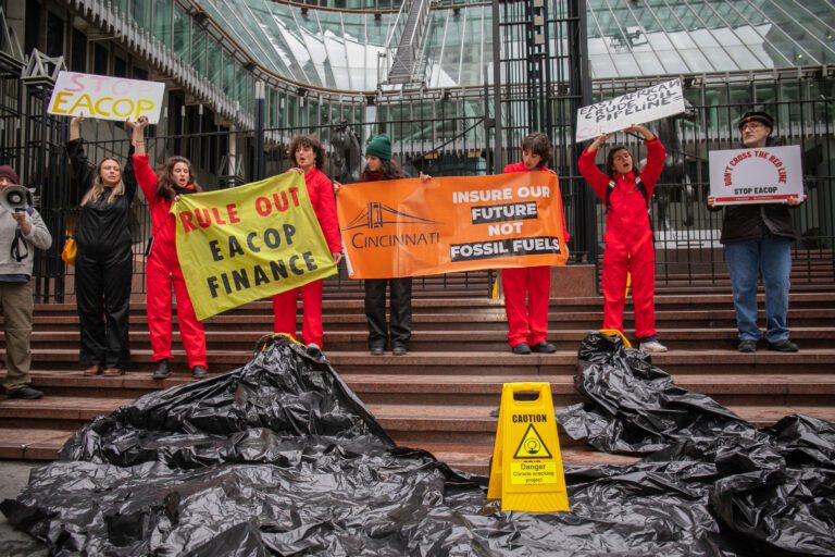 EACOP Week of Action targets Lloyd’s Insurers Talbot & Cincinnati