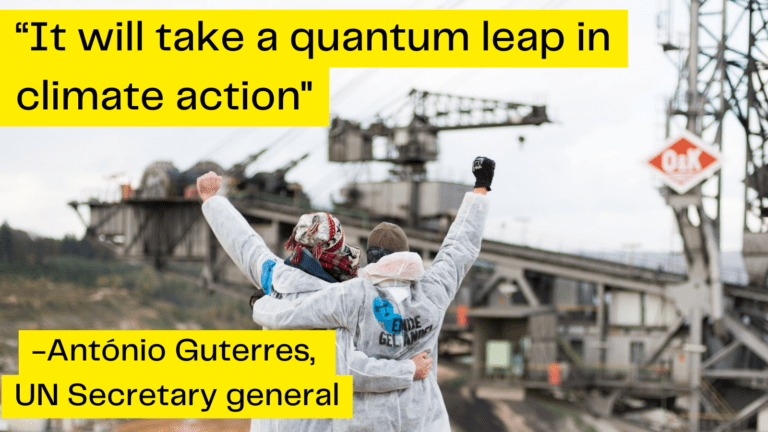 What to do when “our world needs climate action on all fronts”…?