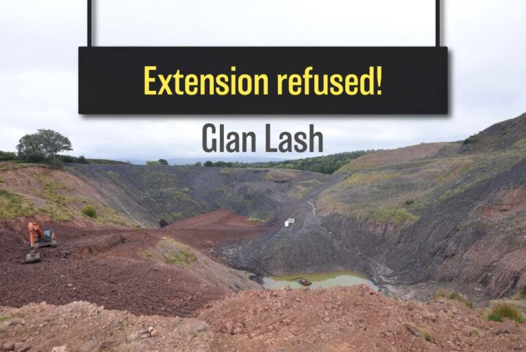 REFUSED: Glan Lash opencast coal mine