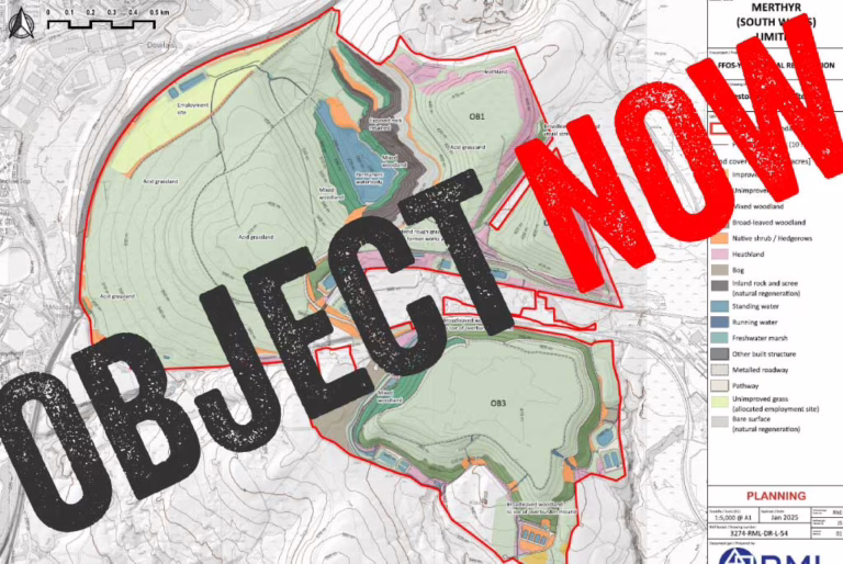 Demand nature be restored to Ffos-y-fran opencast site