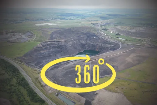 360 exploration of Ffos-y-fran opencast coal mine